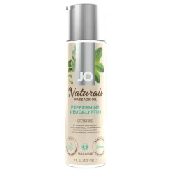 JO - Naturals Huile de massage à la menthe poivrée et à l'eucalyptus