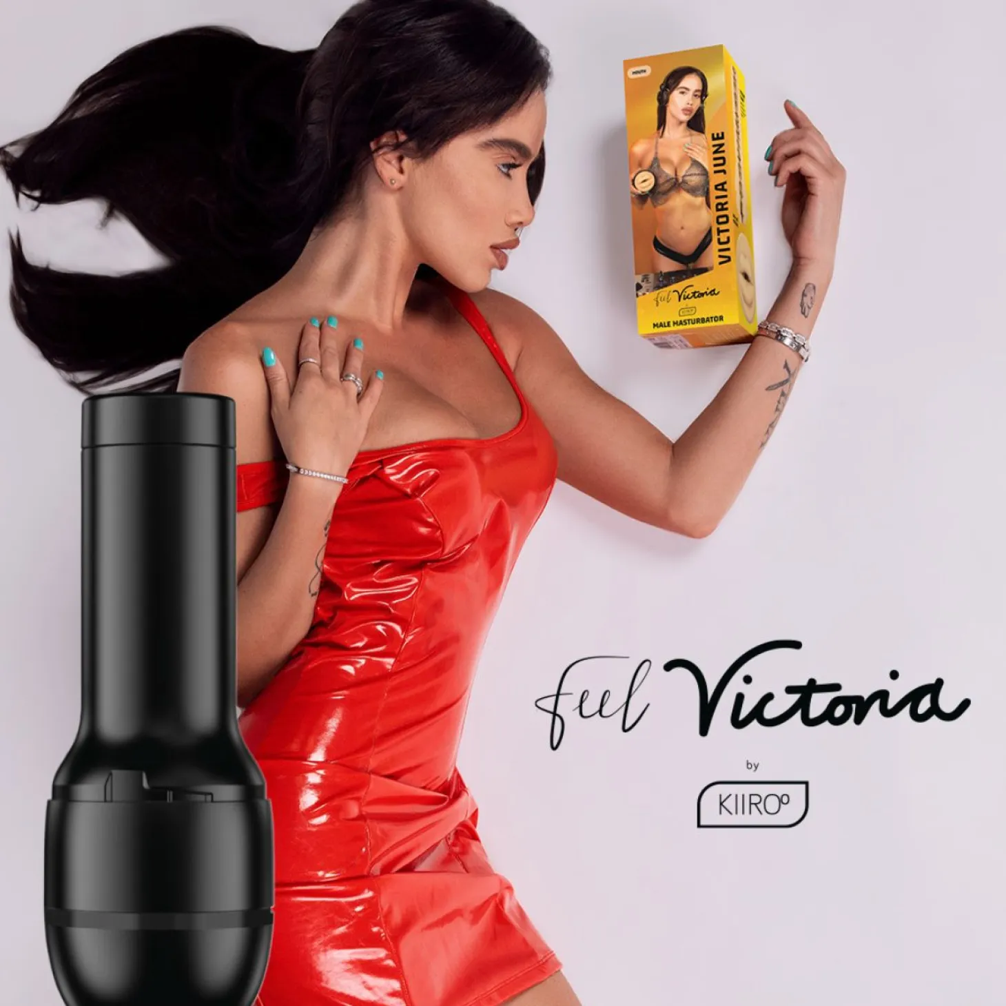 Kiiroo - Masturbateur Bouche Feel Victoria June - Noir