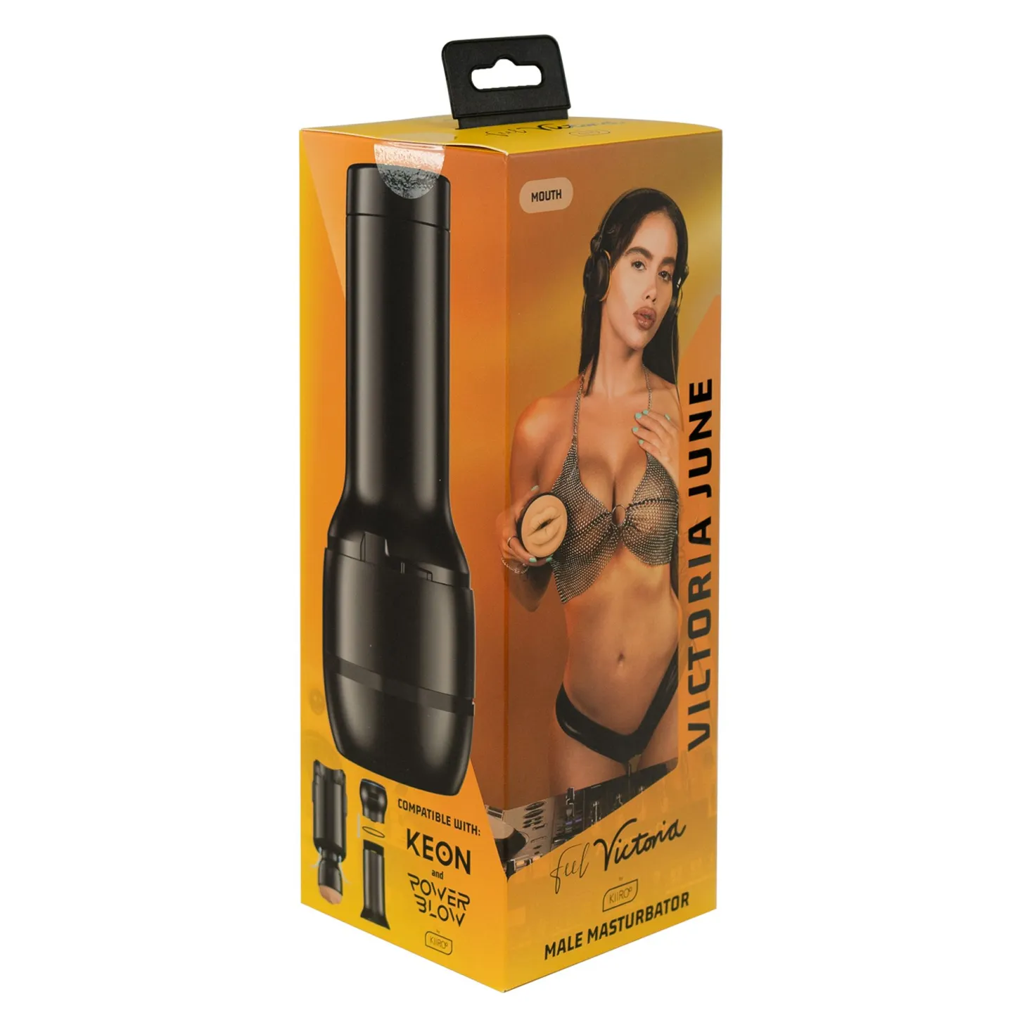 Kiiroo - Masturbateur Bouche Feel Victoria June - Noir