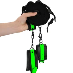 Kit de Fixation de Lit Glow in the Dark - Vert fluo/Noir
