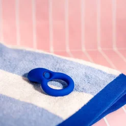 Le Cockring Coquin par Adam & Eve - Anneau pénien vibrant - Bleu