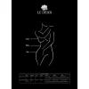 Le Desir - Bodystocking Porte-Jarretelles en Résille avec Collier - Noir