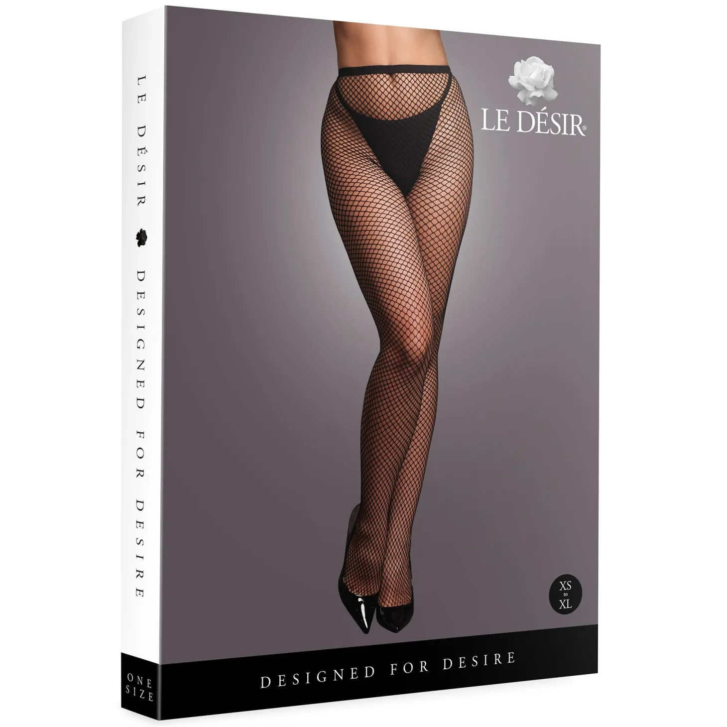 Le Desir - Culotte à Mailles Fines - Noir
