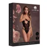 Le Désir – Body en Dentelle à Bonnets Ouverts avec Armatures – Noir