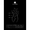 Le Désir - Bodystocking à Bretelles Croisées et Jarretelles Taille Queen - Noir