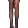 Leg Avenue Bas classiques Noir