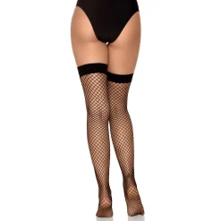 Leg Avenue - Dream Net Bas Autofixants - Rouge