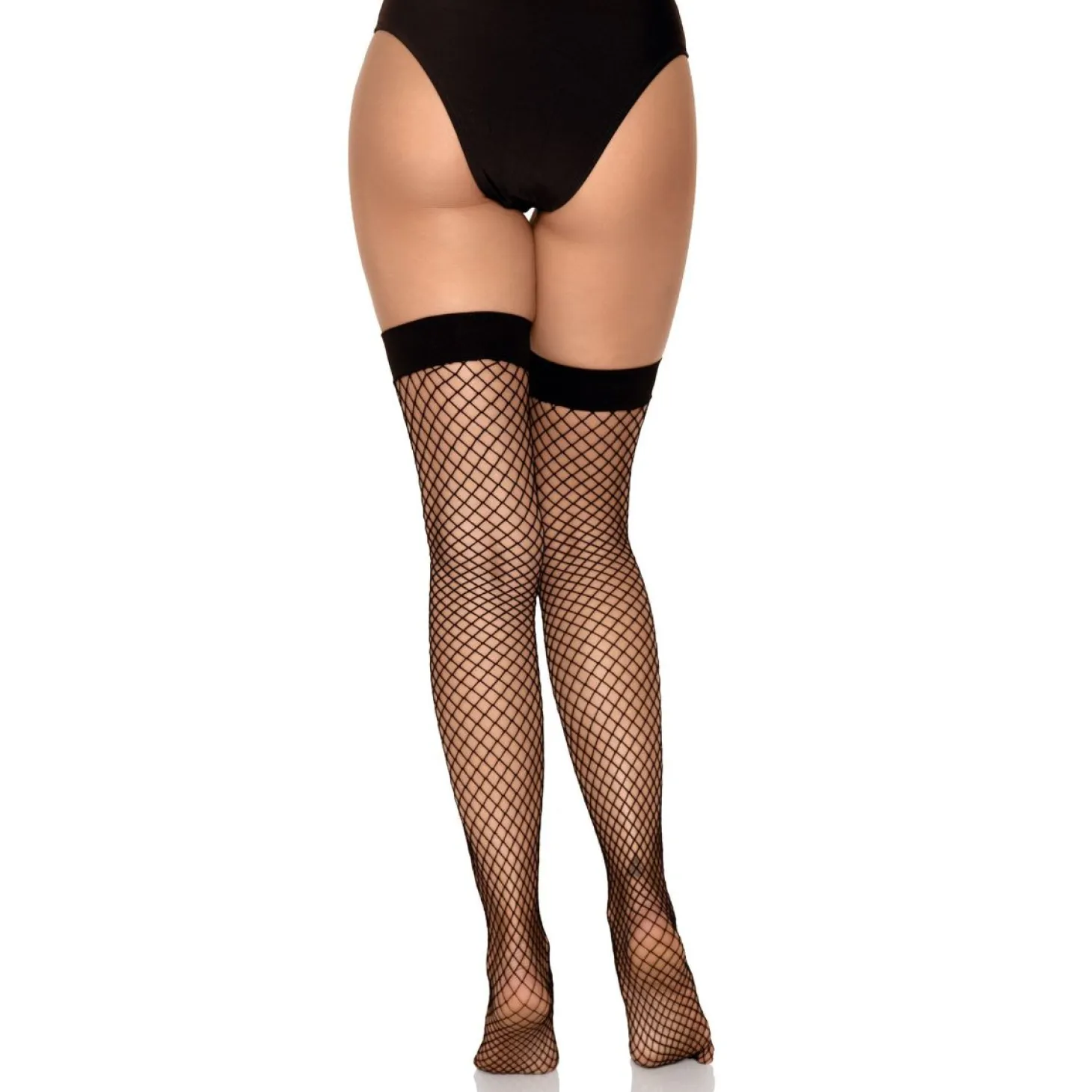 Leg Avenue - Dream Net Bas Autofixants - Rouge