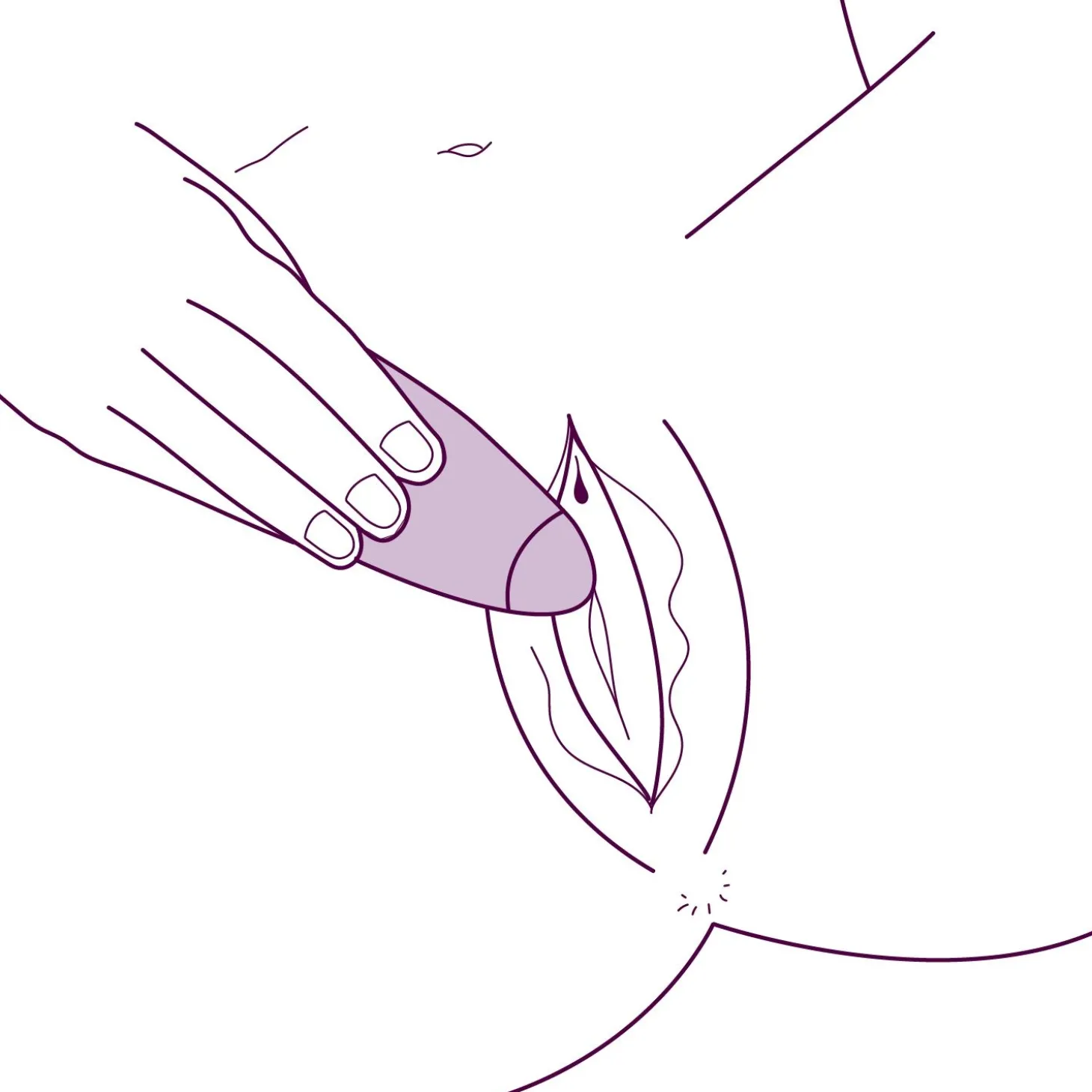 Le Jouet pour Deux par Adam & Eve - Stimulateur pour couple - Violet