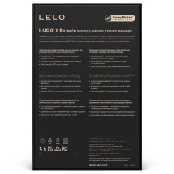 LELO - Hugo 2 Vibromasseur Prostatique avec Télécommande - Noir
