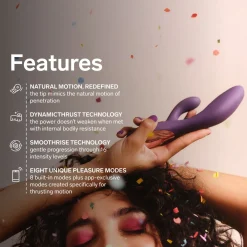 LELO - INA Thrust Masseur Double Action - Noir