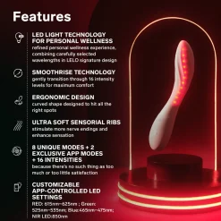LELO - MONA Spectra Vibromasseur Point G - Contrôle par App