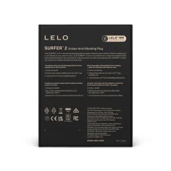 LELO - SURFER 2 Plug Anal Vibrant - Noir