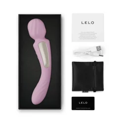 LELO - SWITCH Vibromasseur Wand Double - Soft Pink