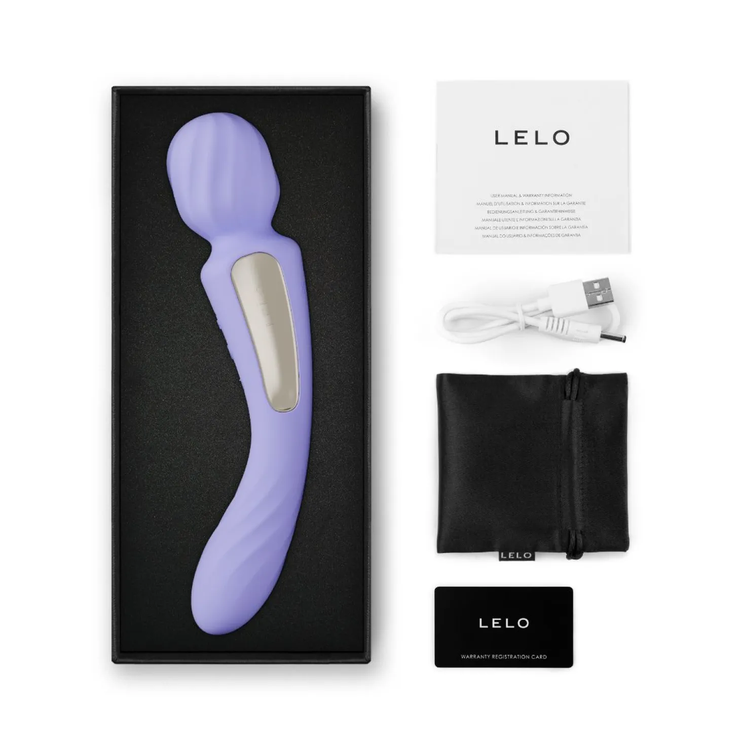 LELO - SWITCH Vibromasseur Wand Double - Lilac