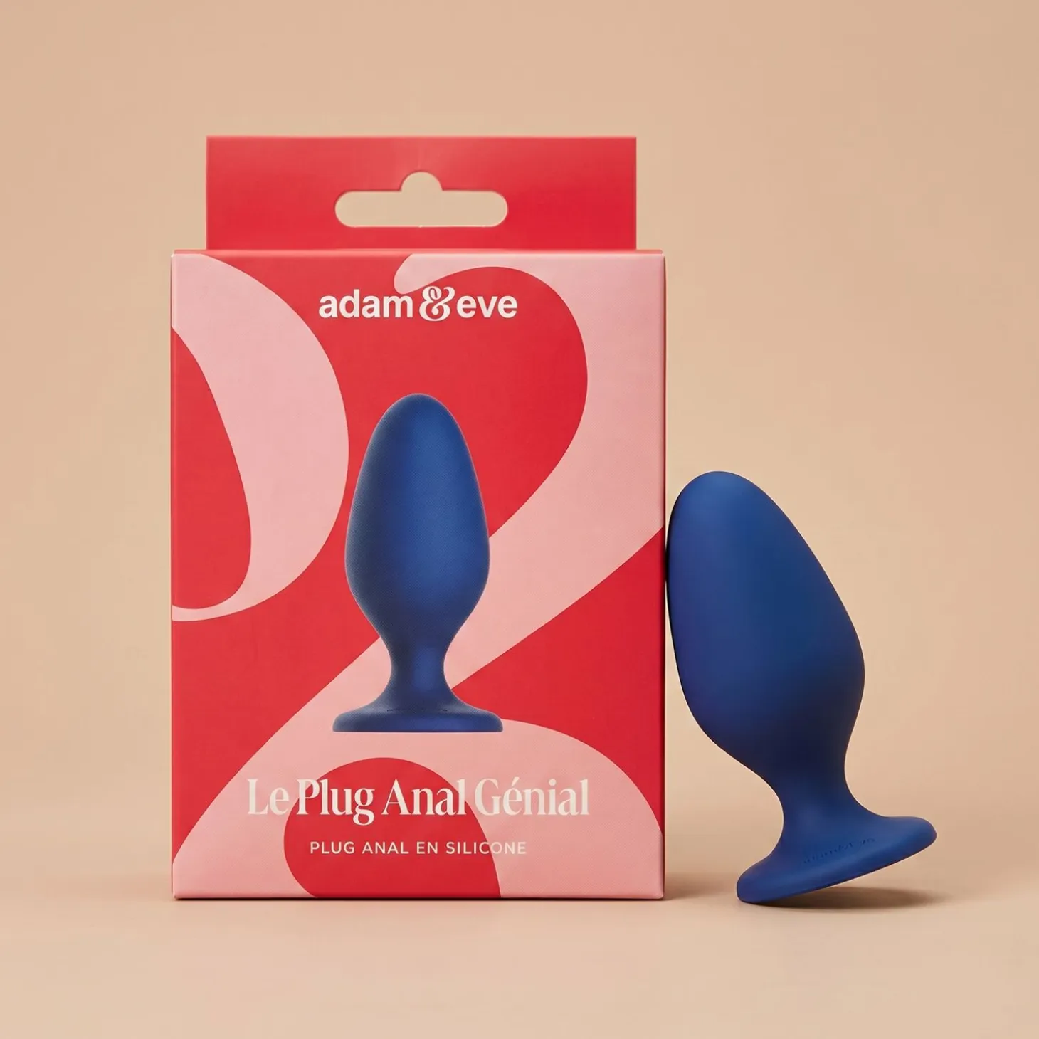 Le Plug Anal Génial par Adam & Eve - Plug anal - Bleu