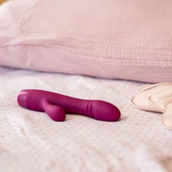 Le Rabbit Iconique par Adam & Eve - Stimulateur point G et clitoris - Violet