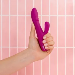 Le Rabbit Iconique par Adam & Eve - Stimulateur point G et clitoris - Violet