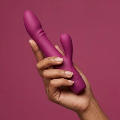 Le Rabbit Iconique par Adam & Eve - Stimulateur point G et clitoris - Violet