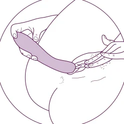 Le Vibro Vibrant par Adam & Eve - Stimulateur point G - Violet