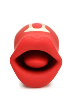 Lickgasm Baiser + Stimulateur de Baiser Vibrant - Rouge