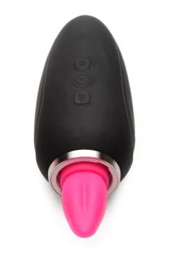 LICKGASM - Mini Stimulateur Succion, Léchage & Vibration