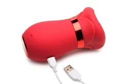 LICKGASM - Stimulateur Clitoridien Kiss Me More Succion, Vibration & Bais