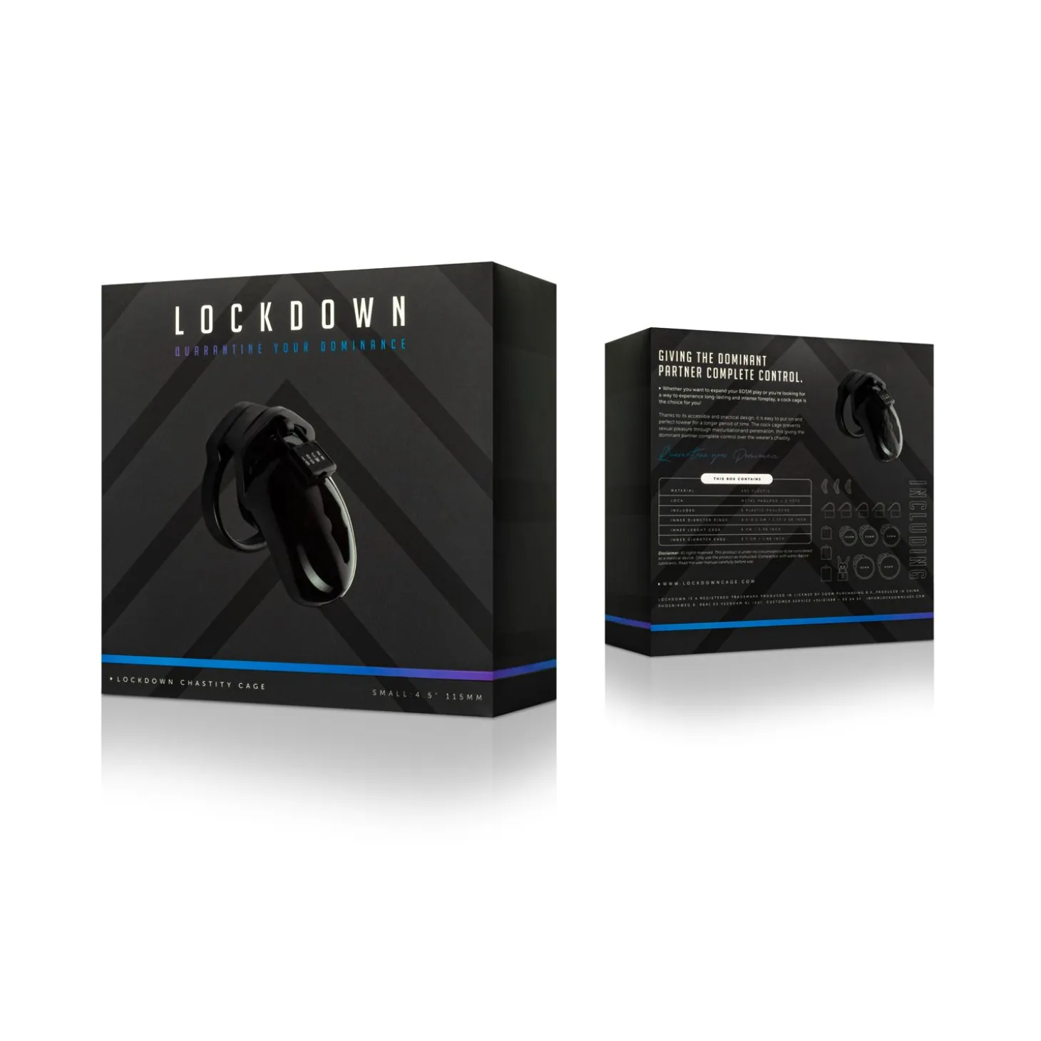 LOCKDOWN - Cage de chasteté - S