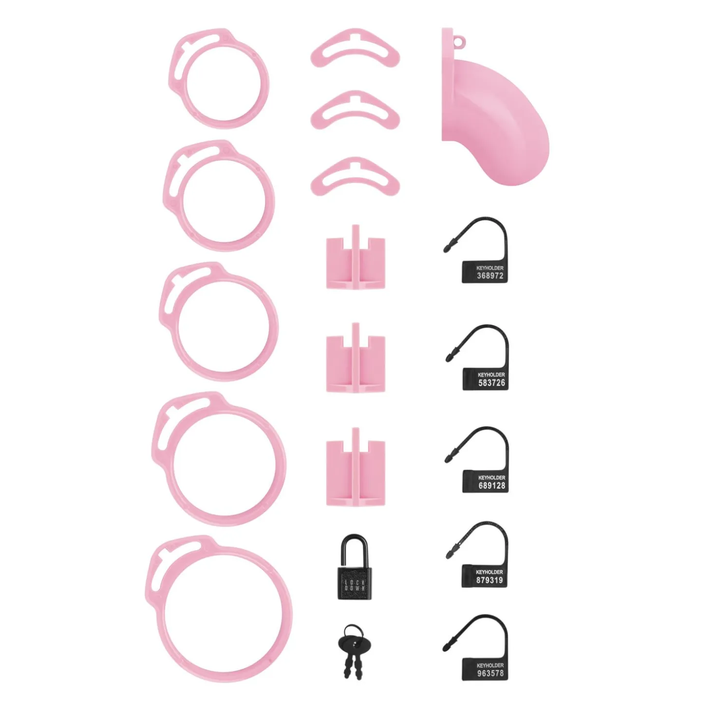 LOCKDOWN - Cage de Chasteté Small - Rose