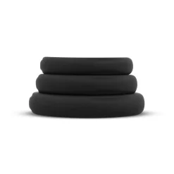 Lot de 3 anneaux péniens en silicone