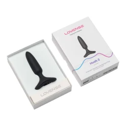Lovense - Hush 2 Plug Anal Vibrant Avec Application - Noir
