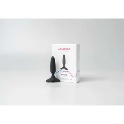 Lovense - Hush 2 Plug Anal Vibrant Avec Application - Noir
