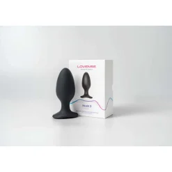 Lovense - Hush 2 Plug Anal Vibrant Avec Application - Noir