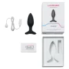Lovense - Hush 2 Plug Anal Vibrant Avec Application - Noir