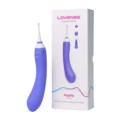 Lovense - Hyphy Vibromasseur clitoridien et pour point G avec deux extrémités