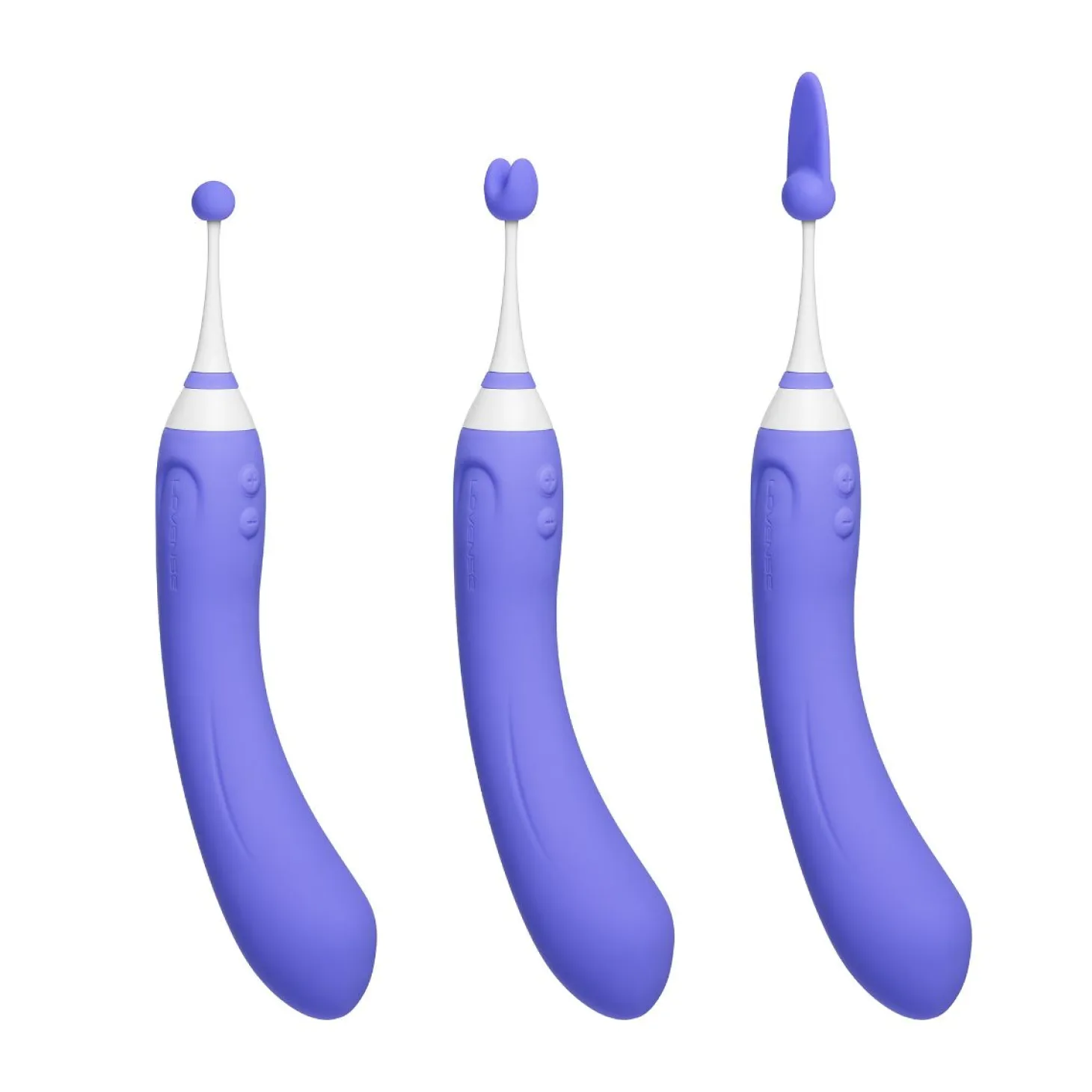 Lovense - Hyphy Vibromasseur clitoridien et pour point G avec deux extrémités