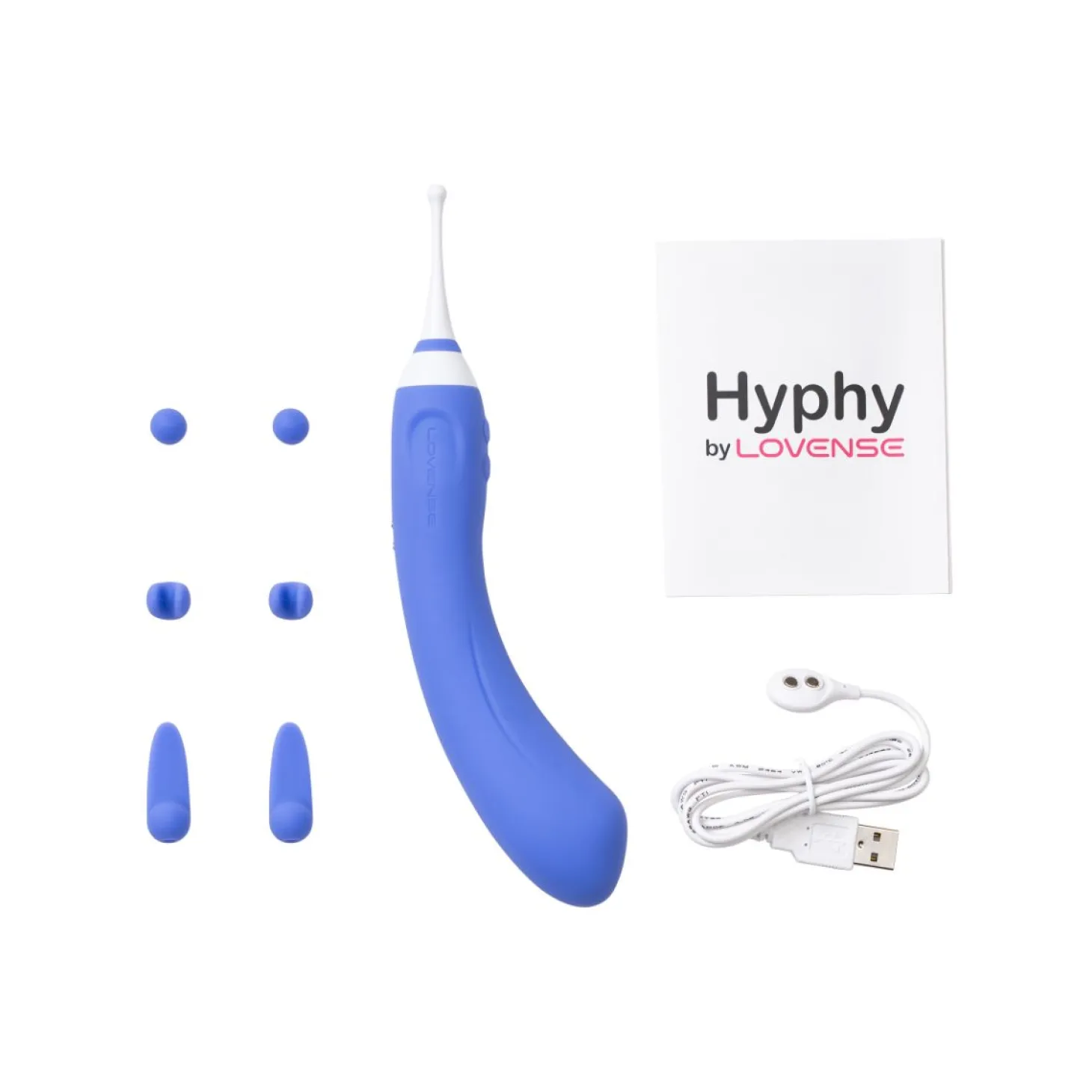 Lovense - Hyphy Vibromasseur clitoridien et pour point G avec deux extrémités