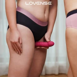 Lovense - Lapis Gode Ceinture Sans Bretelles - Rose