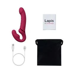 Lovense - Lapis Gode Ceinture Sans Bretelles - Rose