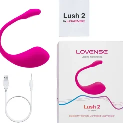 Lovense Lush 2 - Œuf vibrant - Rose