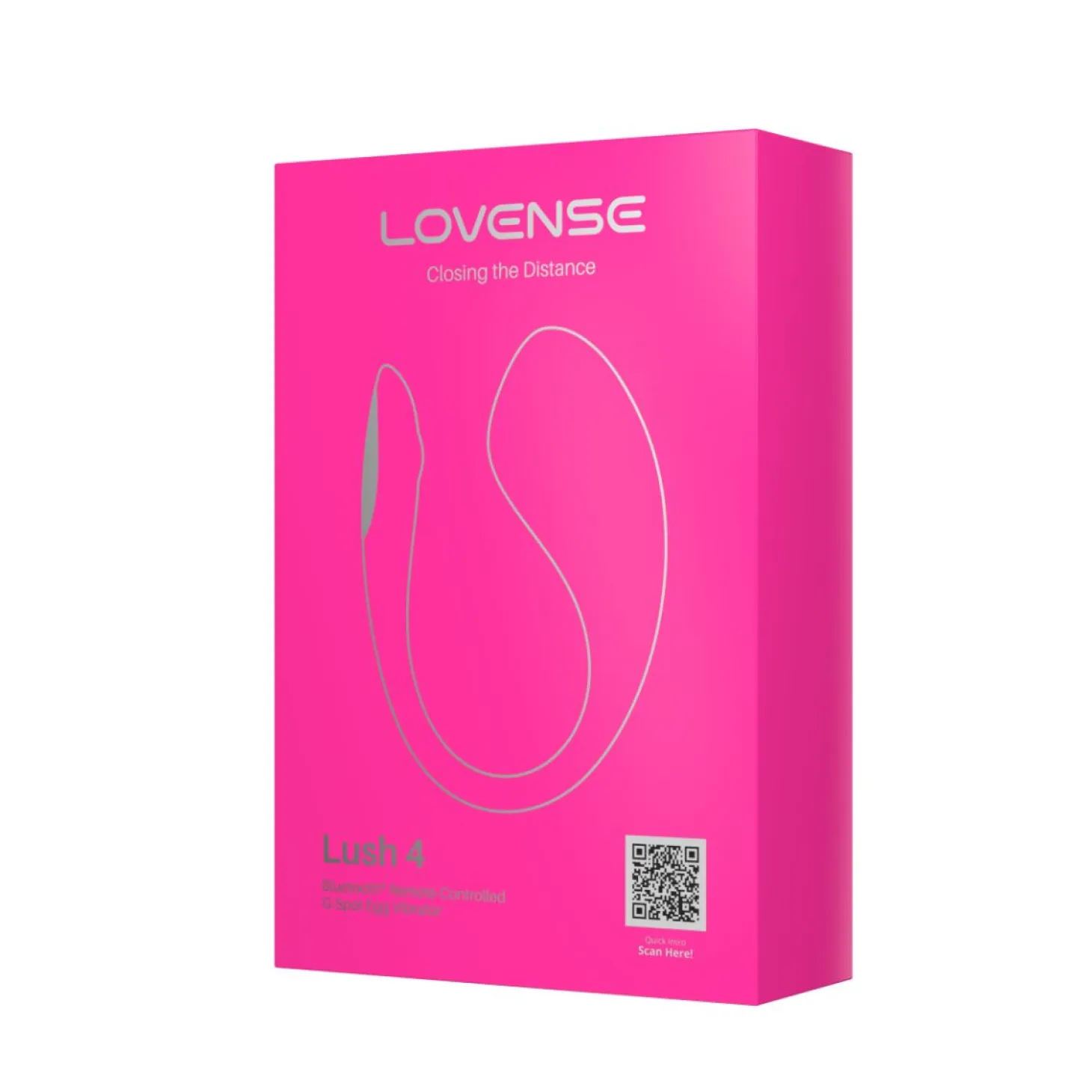Lovense Lush 4 - Œuf vibrant - Rose