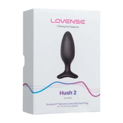 Lovense - Plug anal vibrant connecté "Hush 2" - Noir