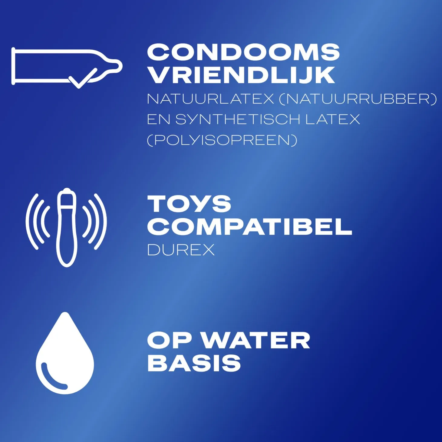 Lubrifiant au toucher Durex.
