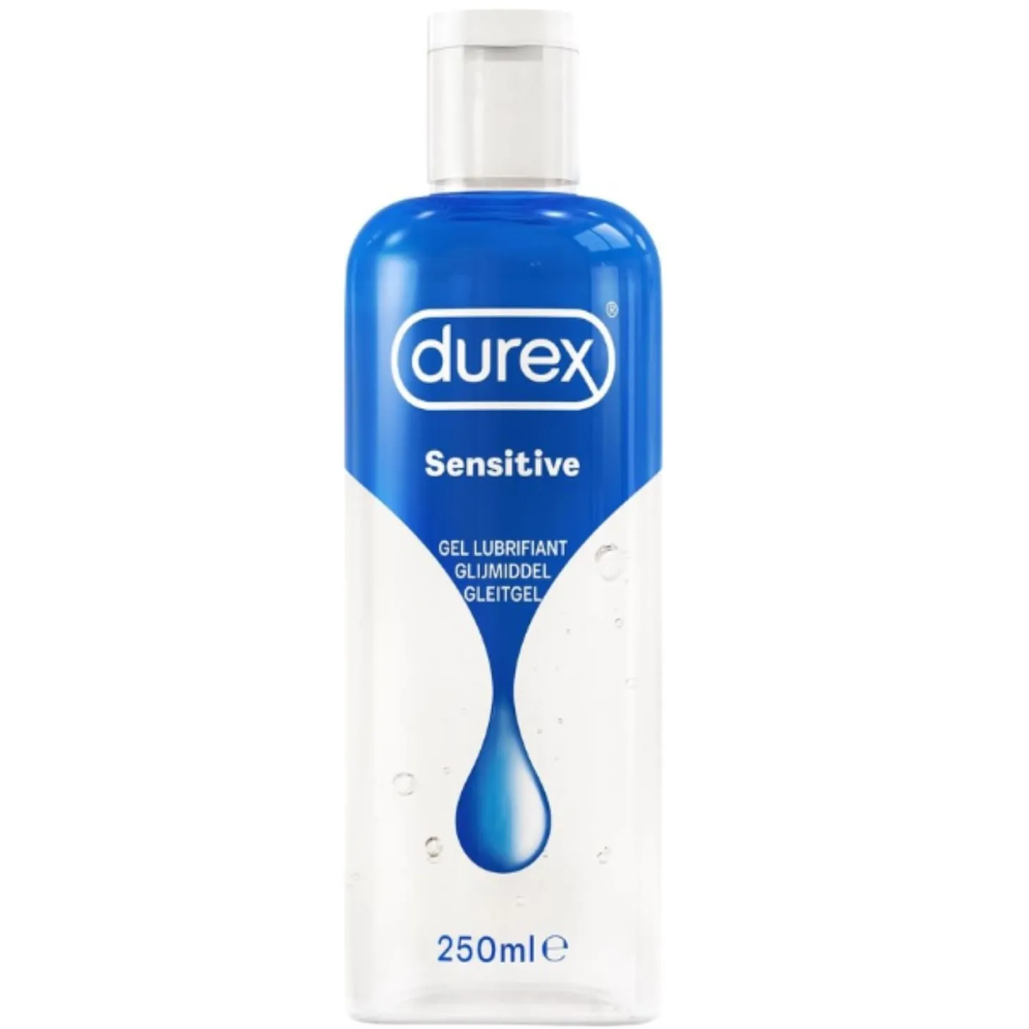 Lubrifiant à base d'eau Durex Sensitive - 250 ml