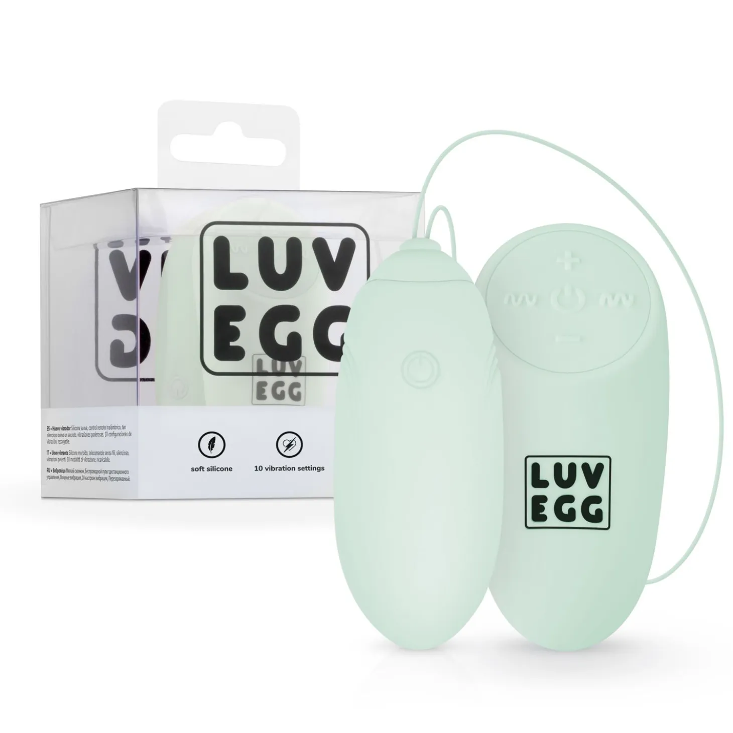 LUV EGG - Œuf Vibrant avec télécommande - Vert