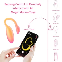 Magic Motion - Flamingo Max Œuf Vibrant & Entraîneur Kegel en Un - Orange