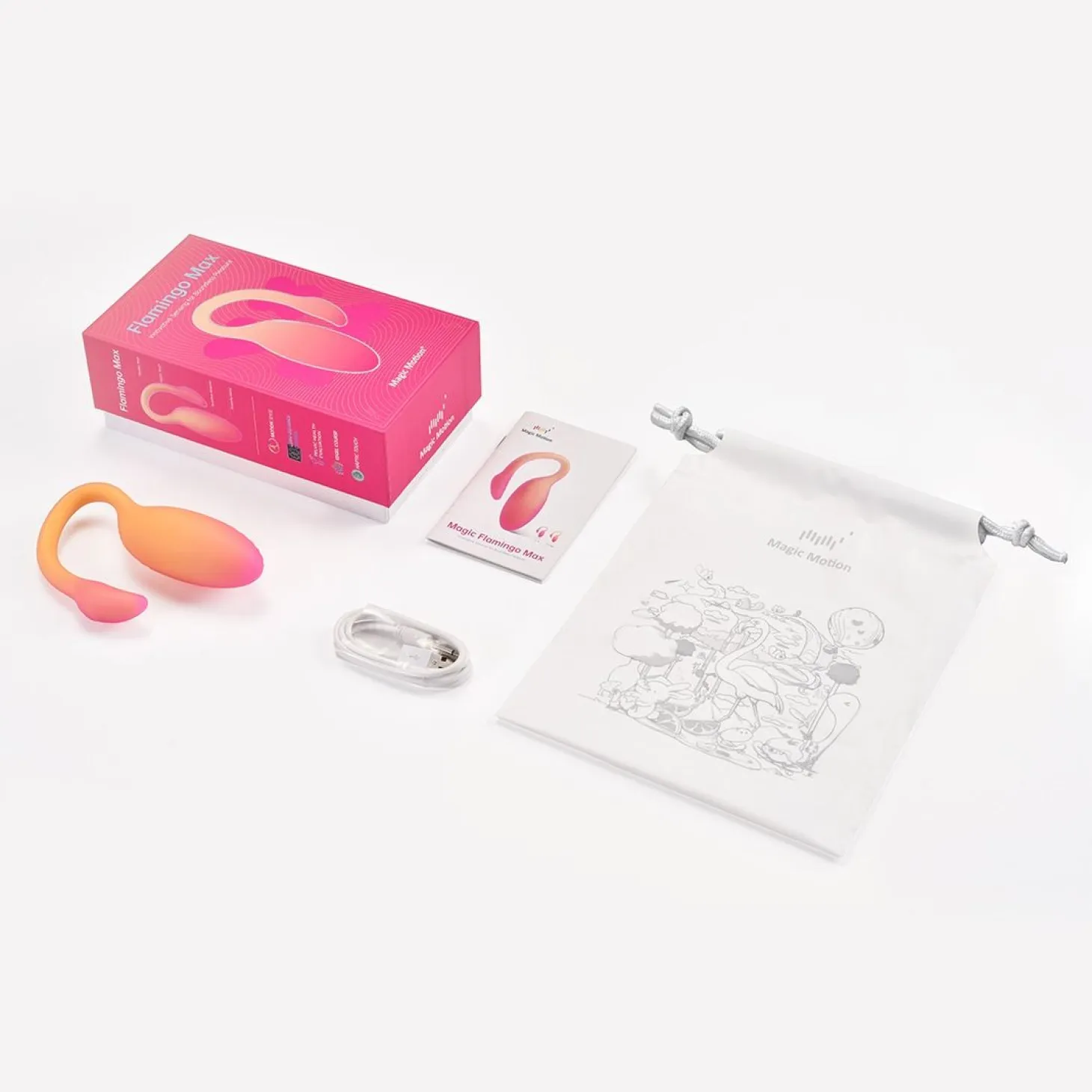 Magic Motion - Flamingo Max Œuf Vibrant & Entraîneur Kegel en Un - Orange