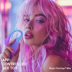 Magic Motion - Magic Flamingo Max Œuf Vibrant - Bleu