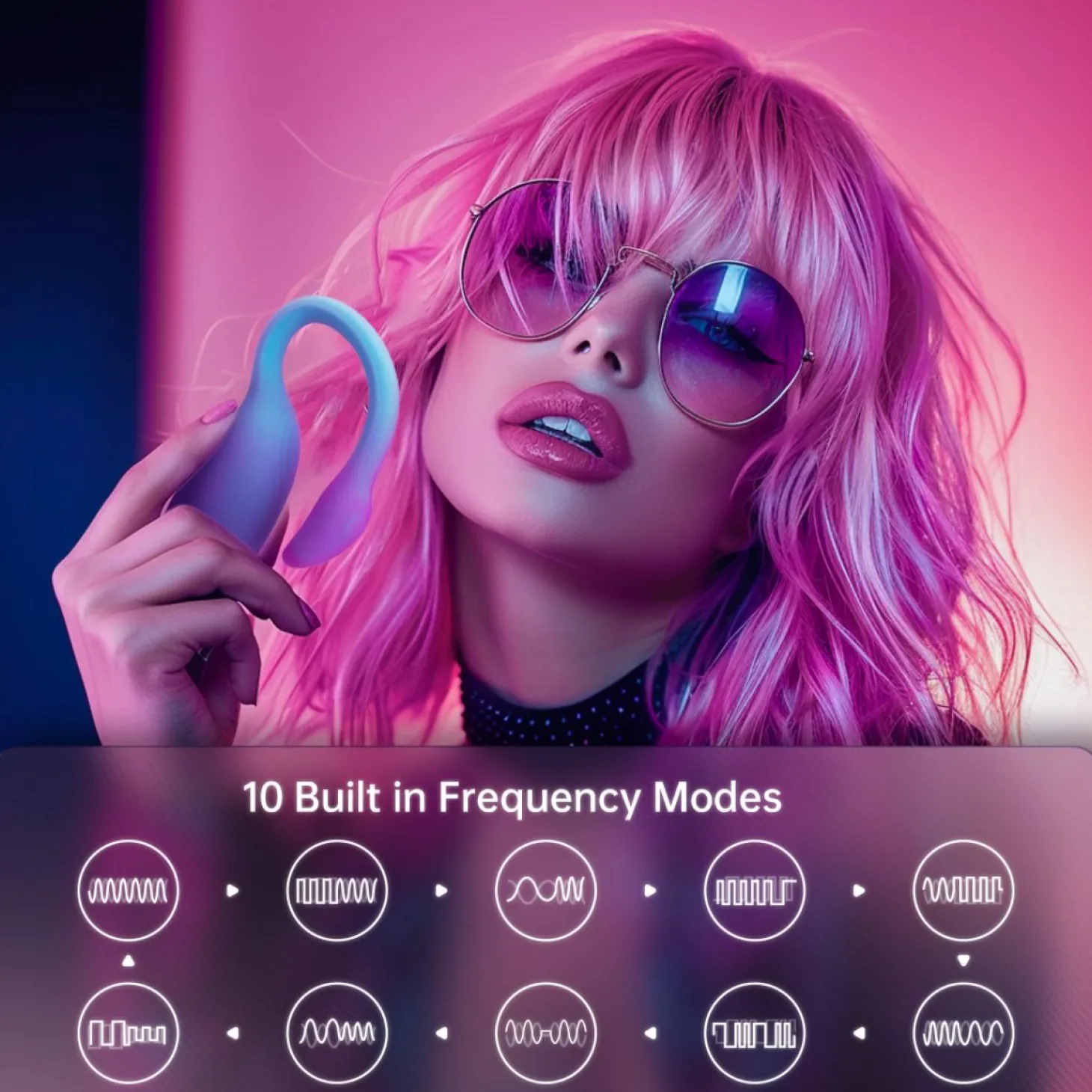 Magic Motion - Magic Flamingo Max Œuf Vibrant - Bleu