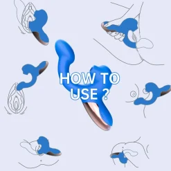 Magic Motion – Magic Ponder Vibromasseur Léchage & Point G – Bleu